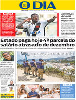 Capa do jornal O Dia 06/02/2017