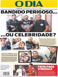 Capa do jornal O Dia 07/12/2017