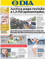 Capa do jornal O Dia 08/02/2017