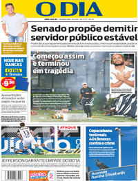 Capa do jornal O Dia 10/07/2017