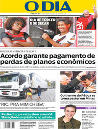 Capa do jornal O Dia 13/12/2017