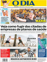 Capa do jornal O Dia 17/09/2017