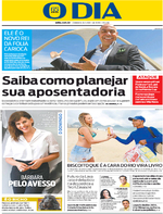 Capa do jornal O Dia 22/01/2017
