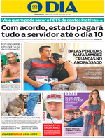 Capa do jornal O Dia 24/01/2017