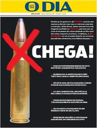 Capa do jornal O Dia 26/04/2017