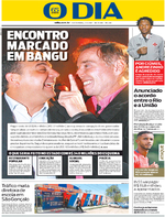 Capa do jornal O Dia 27/01/2017