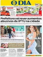 Capa do jornal O Dia 28/01/2017