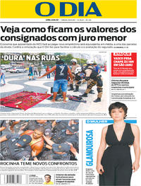 Capa do jornal O Dia 30/09/2017