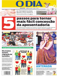 Capa do jornal O Dia 04/03/2018