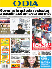 Capa do jornal O Dia 05/06/2018