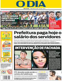 Capa do jornal O Dia 07/06/2018