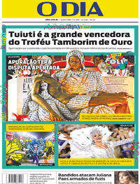 Capa do jornal O Dia 14/02/2018