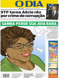 Capa do jornal O Dia 18/04/2018