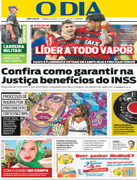 Capa do jornal O Dia 22/07/2018