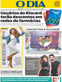 Capa do jornal O Dia 14/05/2019