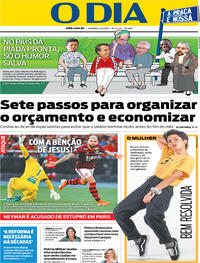 Capa do jornal O Dia 02/06/2019