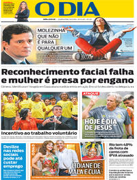 Capa do jornal O Dia 10/07/2019