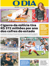 Capa do jornal O Dia 19/05/2019