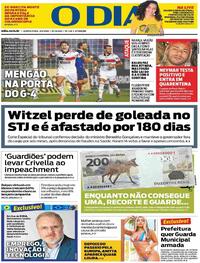Capa do jornal O Dia 03/09/2020