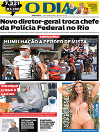 Capa do jornal O Dia 05/05/2020