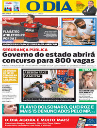 Capa do jornal O Dia 05/11/2020