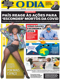 Capa do jornal O Dia 07/06/2020