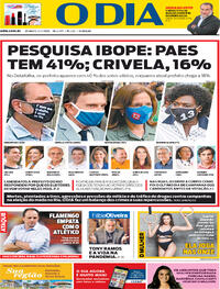 Capa do jornal O Dia 15/11/2020