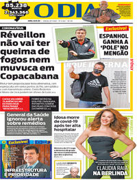 Capa do jornal O Dia 25/07/2020