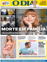 Capa do jornal O Dia 25/08/2020