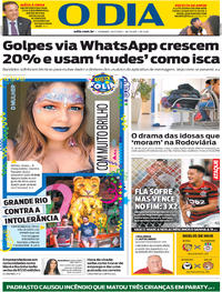 Capa do jornal O Dia 26/01/2020