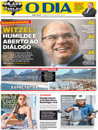 Capa do jornal O Dia 26/07/2020