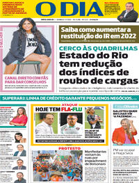 Capa do jornal O Dia 04/07/2021