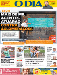 Capa do jornal O Dia 06/03/2021