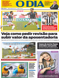 Capa do jornal O Dia 10/05/2021