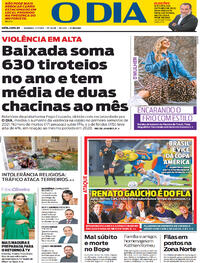 Capa do jornal O Dia 11/07/2021