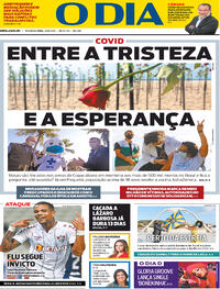 Capa do jornal O Dia 21/06/2021