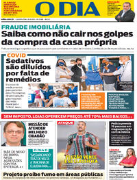 Capa do jornal O Dia 26/05/2021