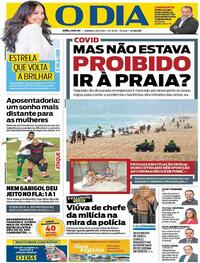 Capa do jornal O Dia 28/03/2021