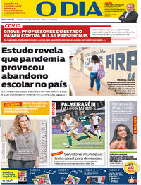Capa do jornal O Dia 31/01/2021