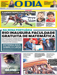 Capa do jornal O Dia 03/04/2024
