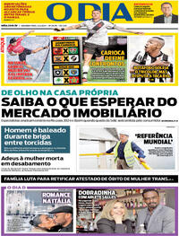 Capa do jornal O Dia 04/03/2024
