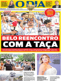Capa do jornal O Dia 08/04/2024