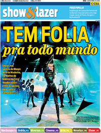 Capa do jornal O Dia 09/02/2024