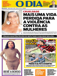 Capa do jornal O Dia 11/04/2024
