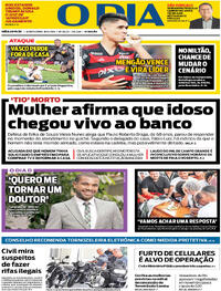 Capa do jornal O Dia 18/04/2024
