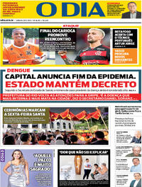 Capa do jornal O Dia 30/03/2024