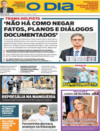 Capa do jornal O Dia 03/09/2025