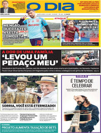 Capa do jornal O Dia 03/12/2025