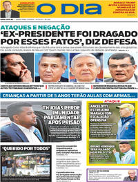 Capa do jornal O Dia 04/09/2025