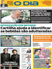 Capa do jornal O Dia 04/10/2025